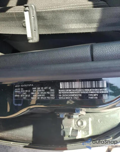 2021 Jeep Renegade Sport z USA, uszkodzony, nr VIN ZACNJCAB8MPM32790